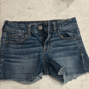 American Eagle Outfitters Super Stretch Blue Denim Shorts